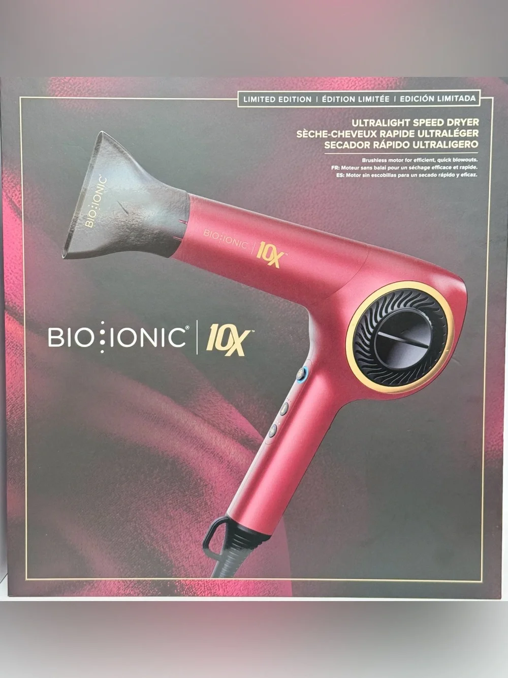 BIO IONIC 10X Ultralight Speed Dryer – Limited Edition | NEW | Retail $326